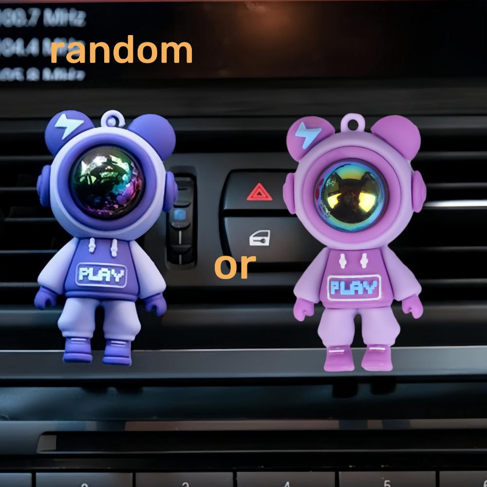 Astronaut Design Car Air Freshener, Car Trend Aromatherapy Clip, Car Interior Trim Clip, Eid al-Fitr Happy