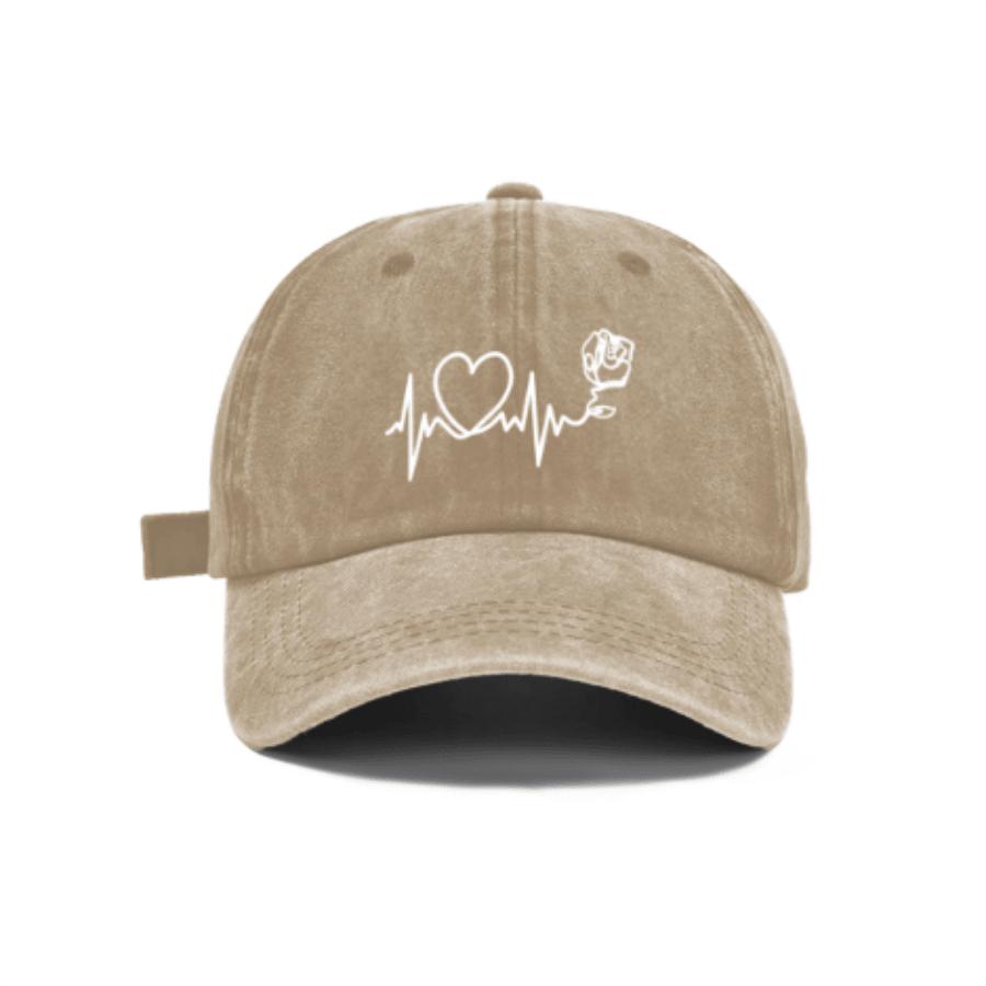 Water Washed Distressed Adjustable Dad Hat With Embroidered Palm Trees Casual Unisex Cotton Cap