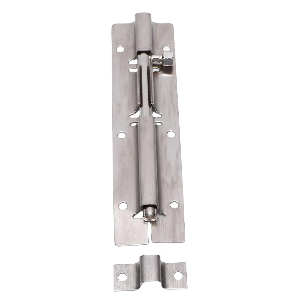 Slide Bolt Latch 6 Inch 304 Stainless Steel Heavy Duty Sliding Bolt Lock Latch for Large Wardrobes Garage Cabinets