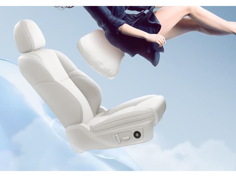 ORA 5-Headrest Lumbar & Neck Support Pillow for Car Interior Modification