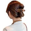 Elegant Duckbill Horizontal Ponytail Hair Clip - Temperament Shark Hairpin for Secure Back of Head Styles
