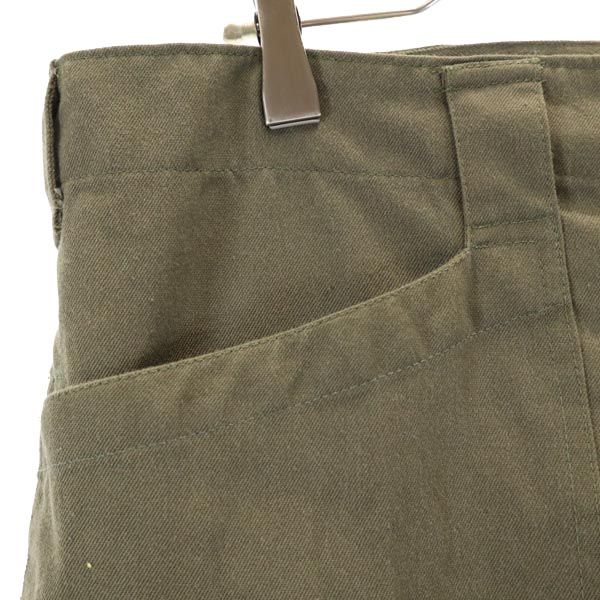 Austrian Army 80s military cargo pants khaki Button fly Men's Used