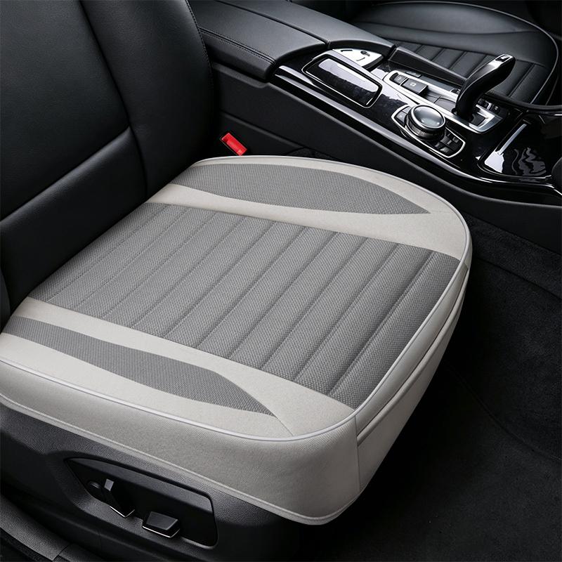 Car Seat Cover Flax Cushion Seasons For Most Four-Door Sedan&SUV Ultra-Luxury Car Seat Protection Universal Breathable Interior