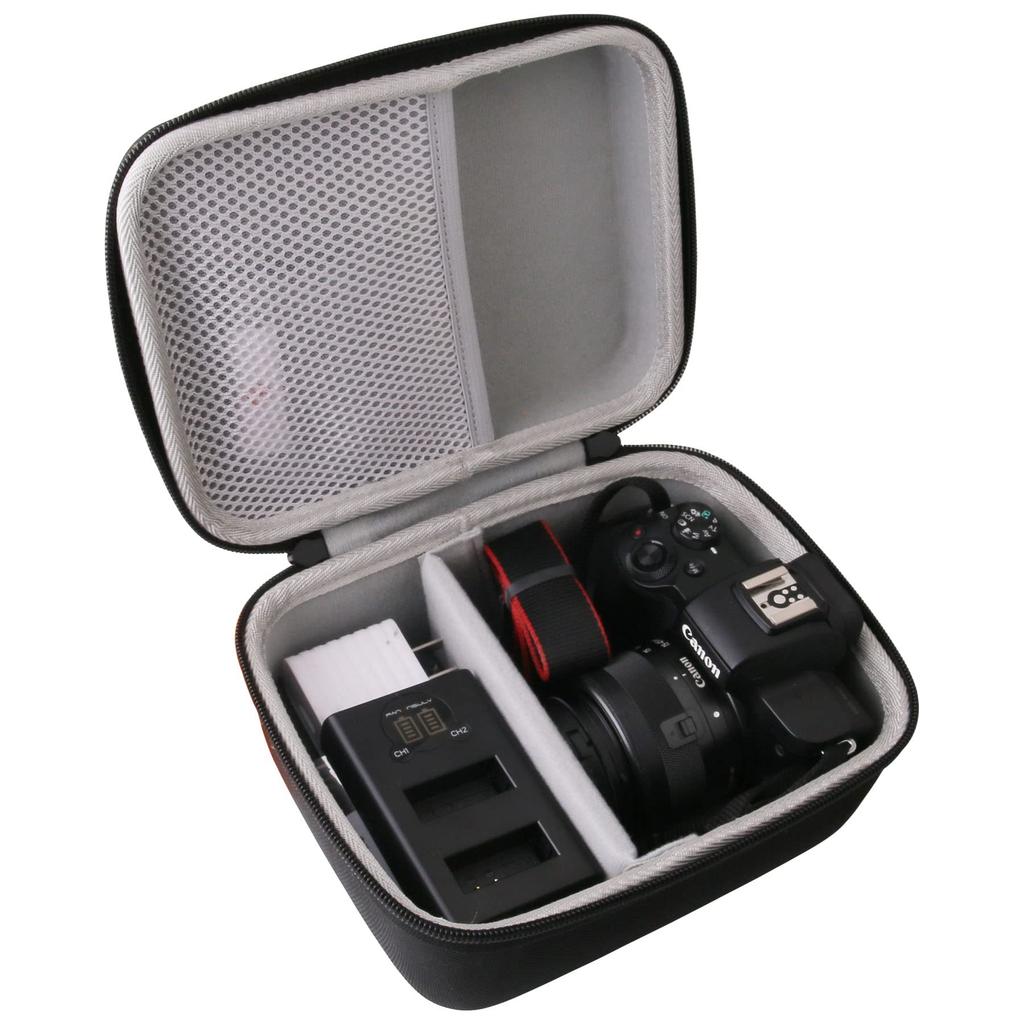 WAIYUJP Aufbewahrungstasche kompatibel mit spiegellosen Canon EOS LUMIX Kameras, Schutz-Aufbewahrungstasche R100/EOS R50/Panasonic FZ80/FZ85/FZ70 Einzelobjektiv