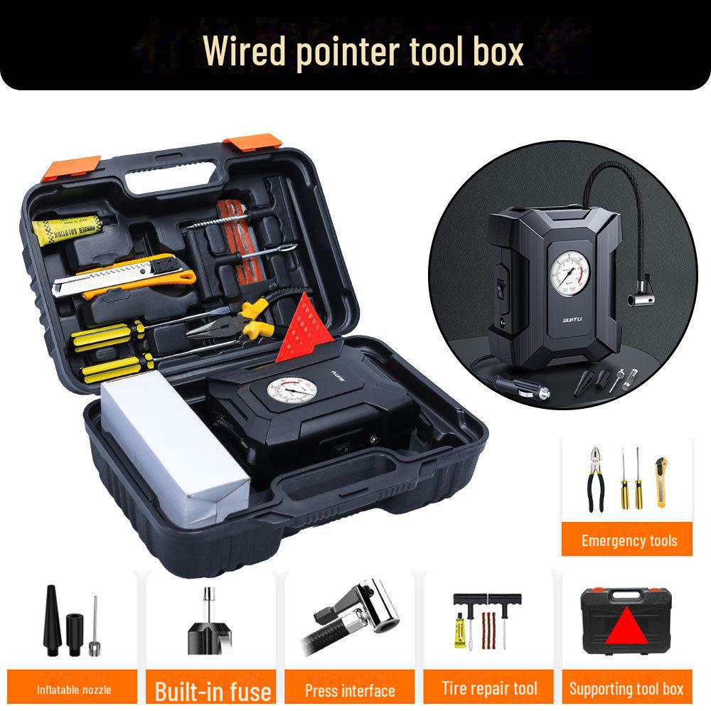 12V Quick Car Tire Inflatable Pump with LED Lighting Air Compressor Inflator for Car Bicycles Motorcycles 3 Styles Option