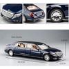 1/32 Toy Car Benz Maybach S650 Extended Edition Metal Toy Alloy Car Diecasts & Toy Vehicles Car Model Light Sound Toys for Children