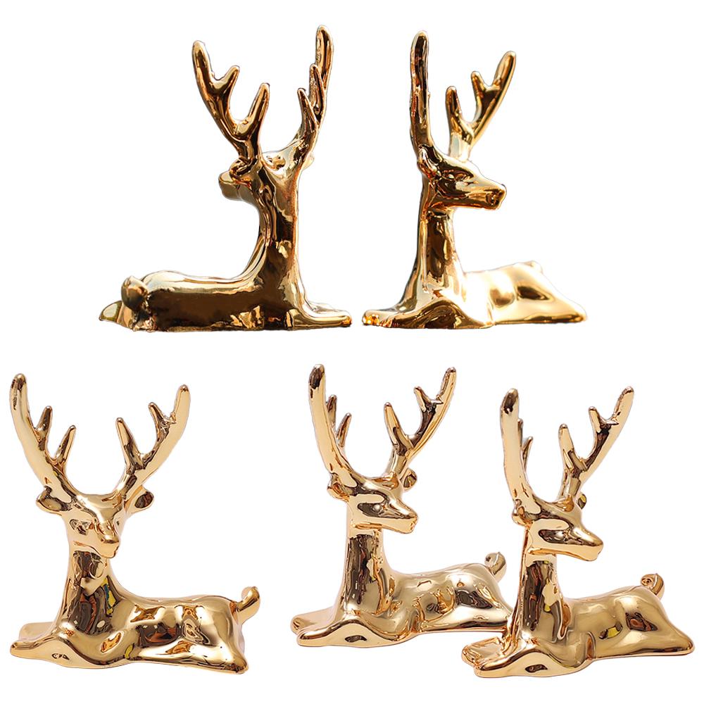 Samochód Miniaturowy Jeleń Ozdoba Uniwersalna Auto Centralna Konsola Deska Rozdzielcza Stylu Nordyckiego Łoś Wisiorek Wnętrze Samochodu DIY Dekoracyjne Akcesoria