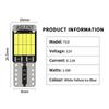 10pcs LED T10 W5W 194 501 LED Canbus No Error Car Interior Light T10 26 SMD 4014 Chip Pure White Instrument Lights Bulb Lamp