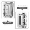 4Pcs Spring Loaded Flight Case Lock Security Lock Cabinet Zinc Zinc Alloy Pull Handle  Luggage