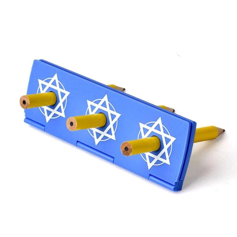 Safe Non-toxic Pencil Through Coin Magic Trick Props Fun Close Up Toys for Kids Small Stage Performance