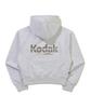 KODAK Women'S Rainbow Hoodie White Melange