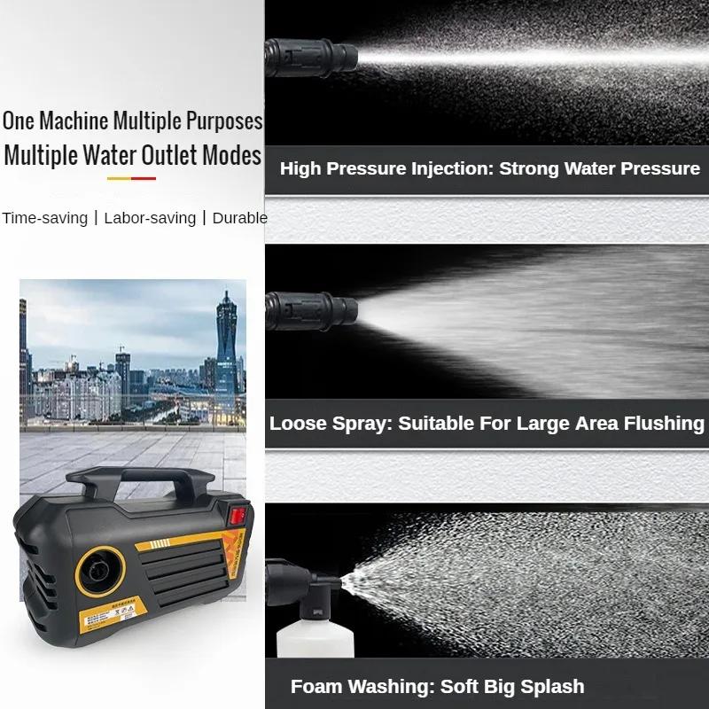 3000W Autowaschanlage Hochdruckreiniger 110V/220V Haushaltsautowaschmaschine Sprühwasserpistole Reinigungsmaschine für den Garten