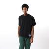Champion Short Sleeve Action Style Size Relaxed Garment Logo Embroidery Men's T-Shirt, C3-V331, Black, 3L, 100% Cotton, USA, Fit, Wash, One-Point
