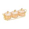 Dried Fruit Plate Appetizer Food Storage Box Candy Dish with Lid Divided Serving Platter for