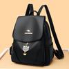 Schoolbag1011 New Backpack Women's Bag Large Capacity Three-purpose Student Schoolbag Leisure Travel Backpack Fashion Shell Bag