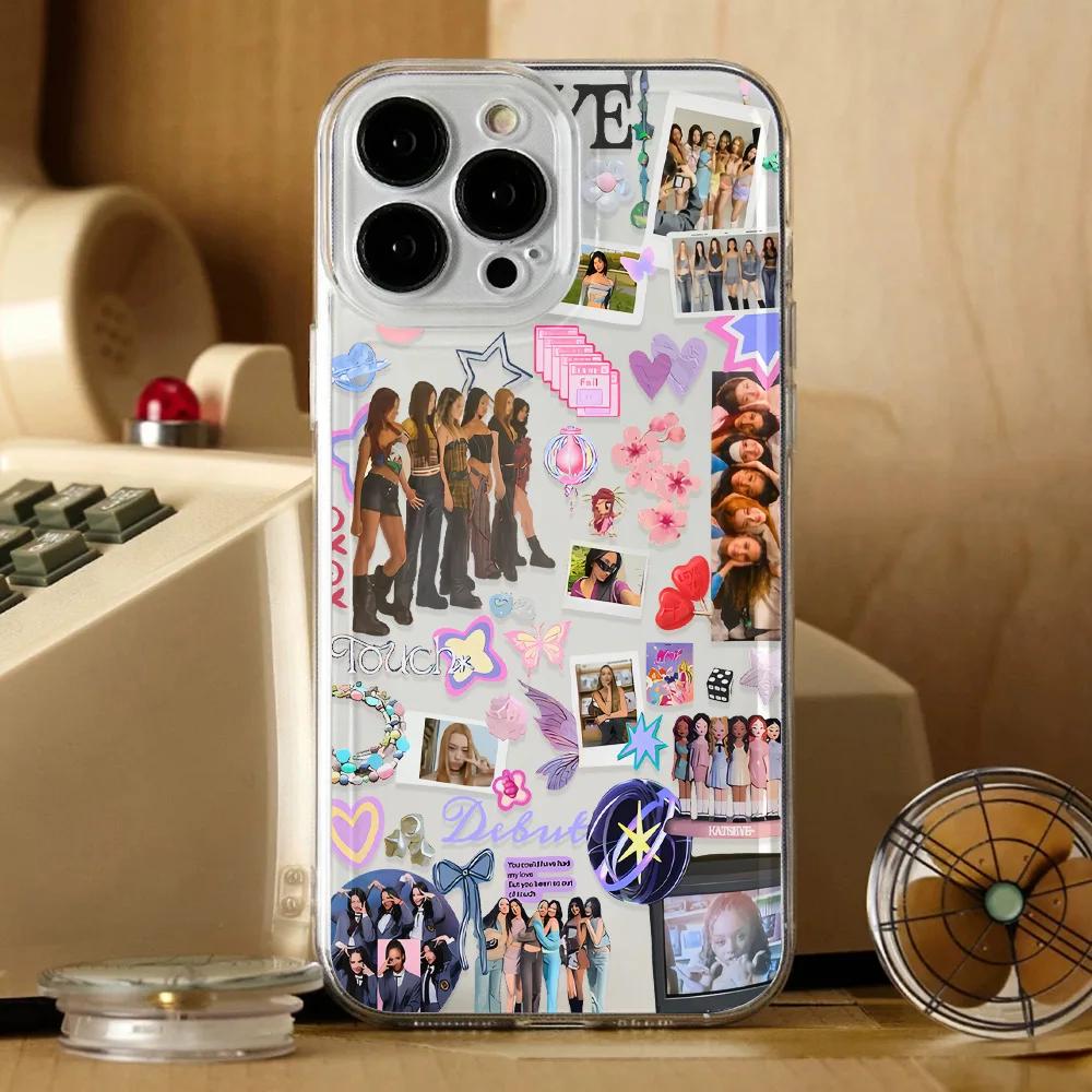 Horký K-KPOP Nový K-KATSEYEs Pouzdro na telefon Pro IPhone 16 16e 15 14 13 12 11 Mini Pro Max X XR 7 8 Plus Průhledný měkký TPU zadní kryt
