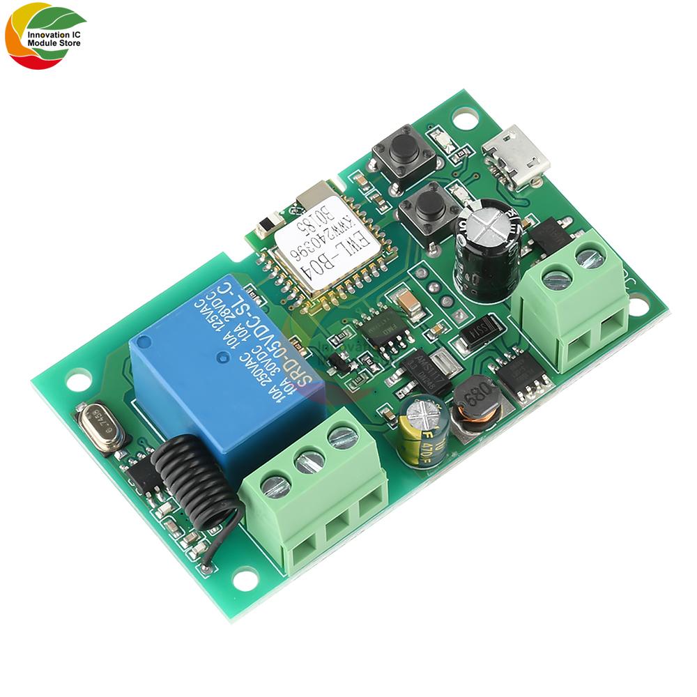 DC 5V 7V-32V Wifi Relay Module for eWeLink APP Remote Control Self-lock Wireless Delay Relay for Smart Intelligent Home