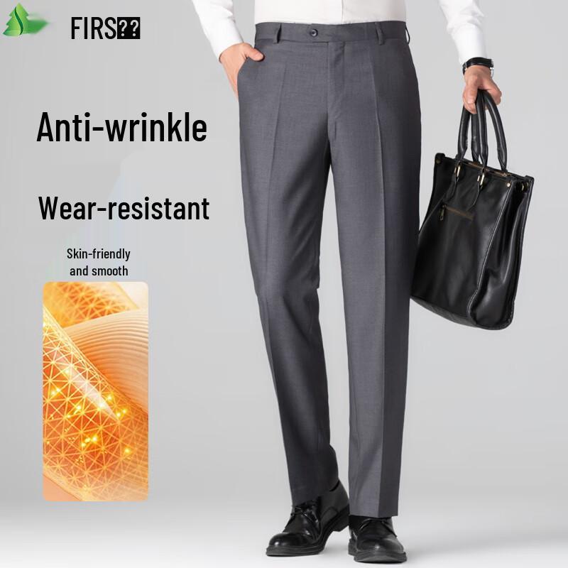 

FIRS Men s Wrinkle-Resistant Straight-Leg Business Casual Pants 40