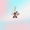 8pcs Stray Kids Triple-Charm Acrylic Keychain Set, Kpop Member Photo + Matching Cartoon + SKZOO Character Bag Pendant, STAY Fans Collectible Accessory