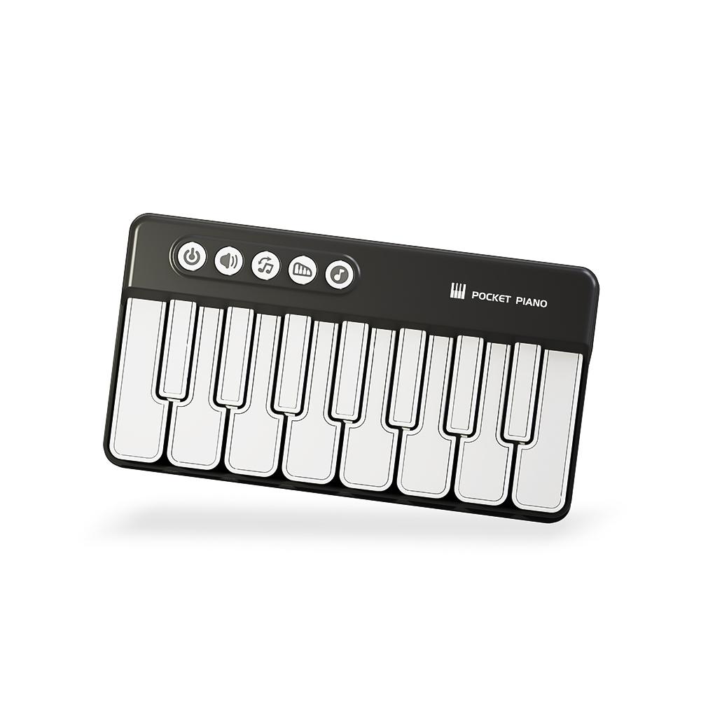 Children s Rainbow Electronic Keyboard Colorful Light-up Playable Music Keyboard Early Education Brain Development Musical Toy чёрный