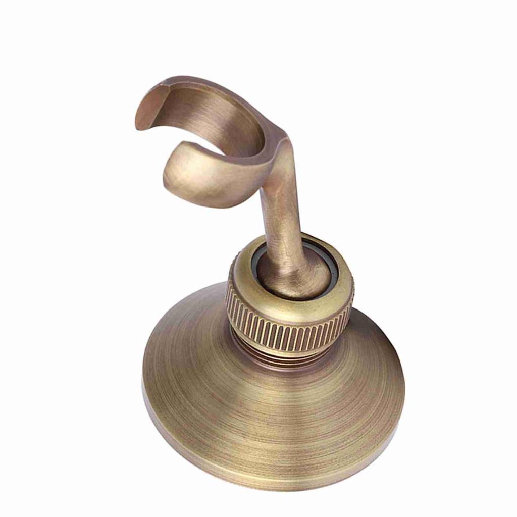 Suporte de Chuveiro Ajustável de Latão Galvanizado Cromado Base para Acessório de Banheiro Doméstico