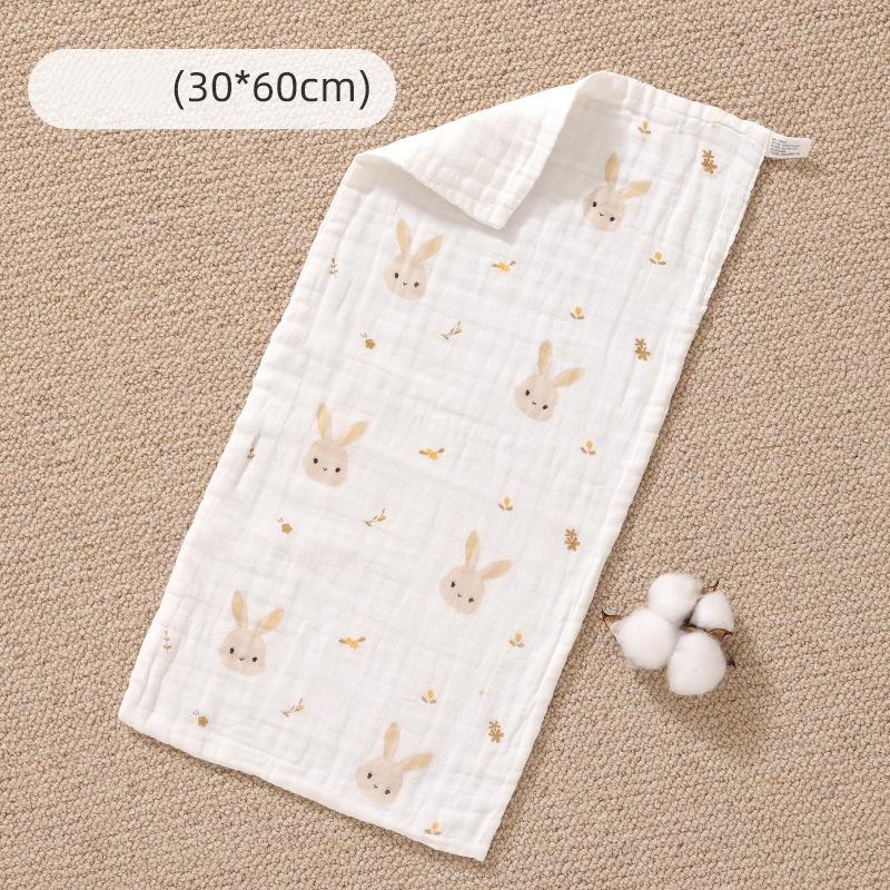 Baby Cotton Muslin Towel Bib Newborn Ultra-Soft Cotton Square Towel Baby-Specific Face Wash Towel Gauze Towel for Children