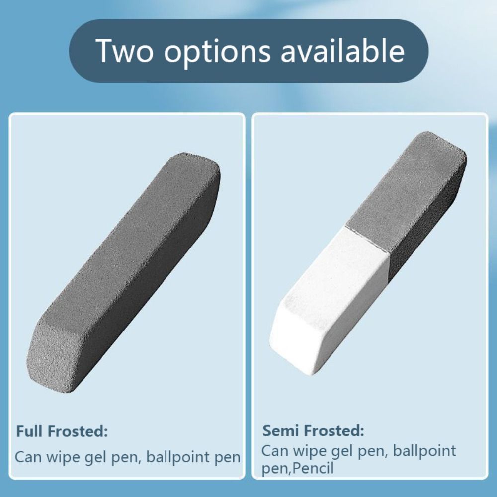 5PCS Traceless Frosted Eraser Matte Pen Eraser Writing Correction Tool  Ballpoint Pen Ink