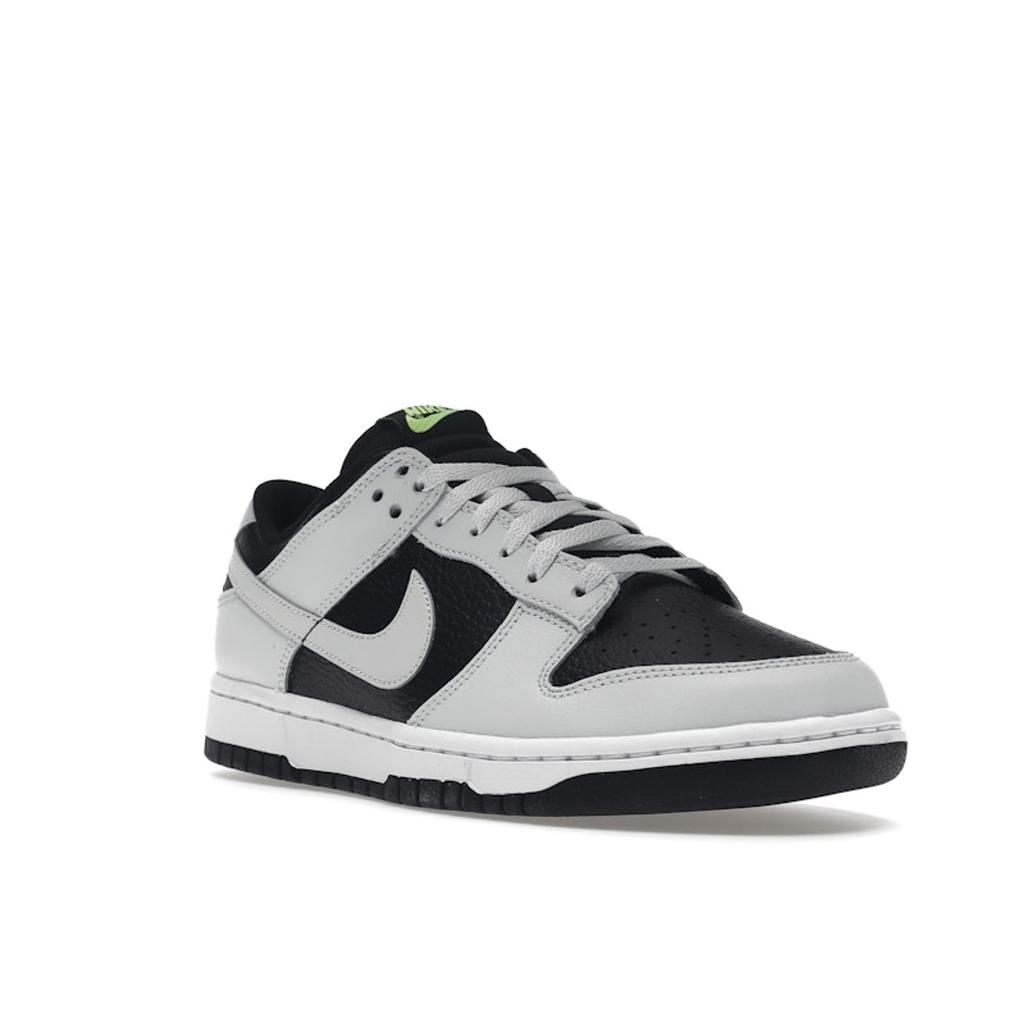 Nike Dunk Low Reverse Panda Neon Men Sneakers White Black Volt FD9756-001