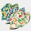 Double-Sided Tropical Fruit Bucket Hat – Trendy Sun Protection for Outdoor Wear