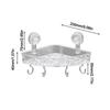 No Drill Bathroom Shelves Suction Cups Toilet Washbasin Corner Storage Rack  Bathroom Accessories