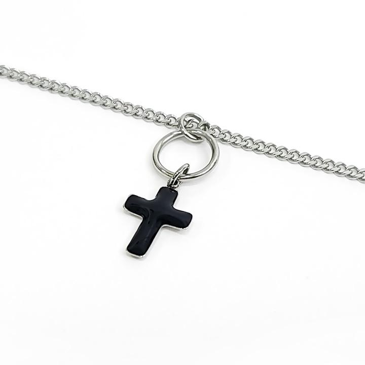 Glory_Arden [Unisex] Reversible Cross Daily Necklace / Ghmn-294