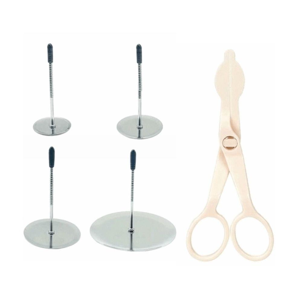 Stainless Steel Cake Flower Nail Lifters Set  Pastry Icing Flower Decoration белый