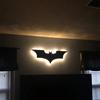 Bat Shape Lamp Night Light with Remote Control 16 Colors Changing Decorative Neon Sign LED Signal Lamp Party Decoration