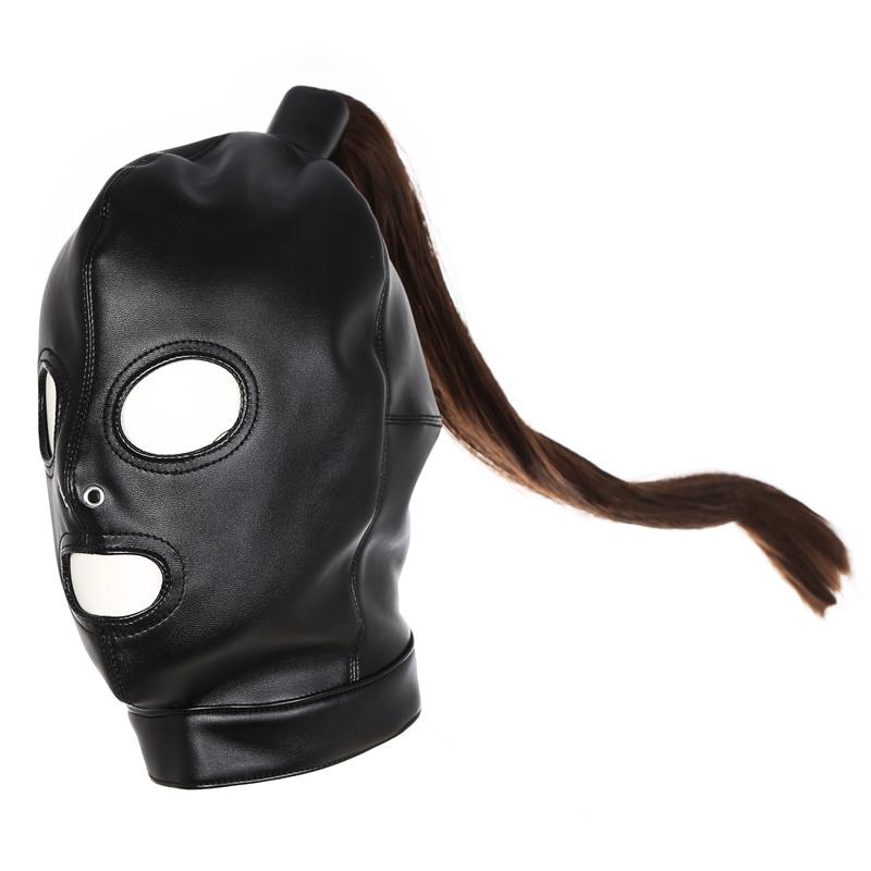 Sex Toys Hoods Eye-opening Mouths Hoods Masks Harness-shaped Hoods Wigs Masked Toys