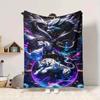 1pc Mythical Creature Blanket - Perfect Gift for Birthdays, Christmas & Halloween- Soft, Warm & Versatile Yy250909128