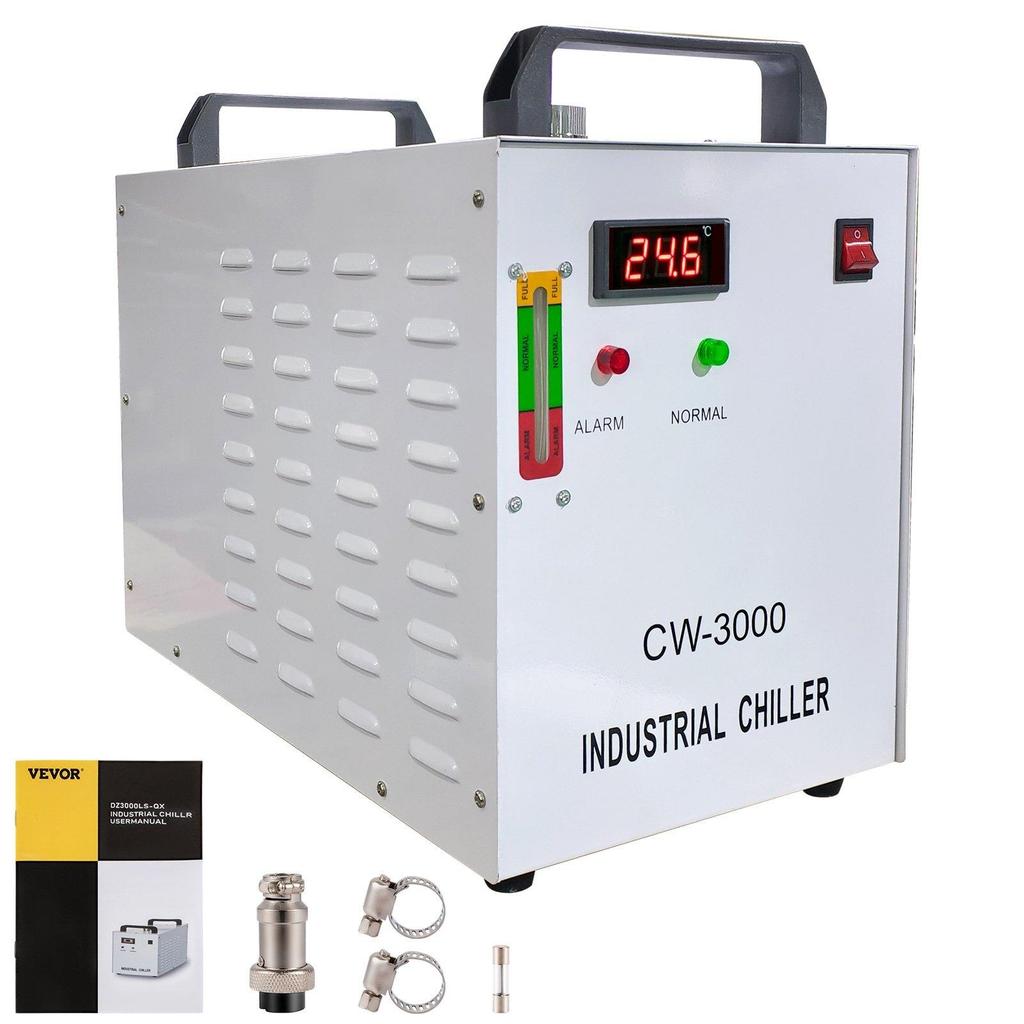 CW-3000 Industrial Co2 Laser Hose Cooler 220V Type Water Chiller