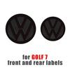 T23-Chrome Car Front Radiator Grille Replacement Emblem Rear Trunk Lid Badge Auto For Volkswagen Golf 7 7.5 Golf 8 Passat Polo 2021