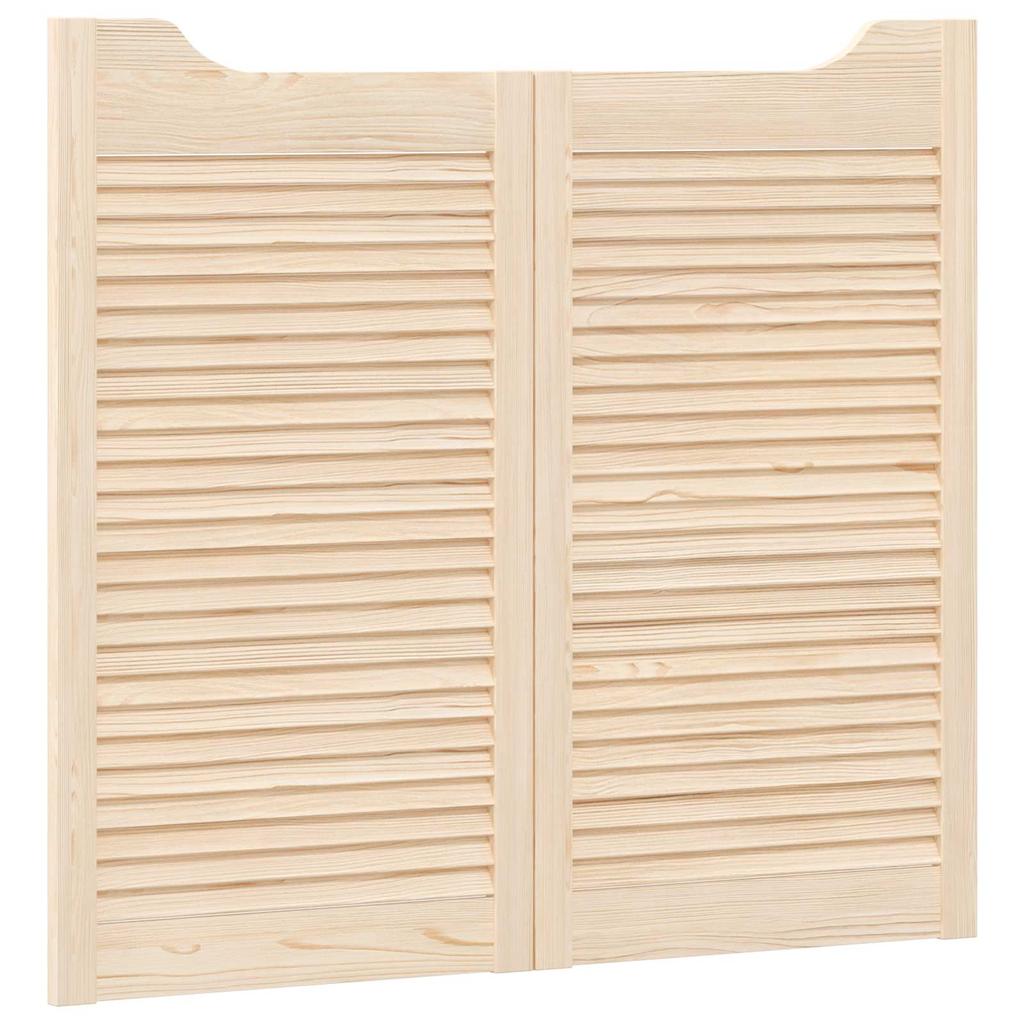 Swing Doors 90 X 50 Cm Solid Pine Wood Natural