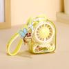 New USB Rechargeable Silent Handheld Cartoon Mini Fan for Kids and Students