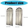 Bridal Gown Storage Bag with Clear Design Dustproof Garment BAG for Easy Identification and Clothing Protections