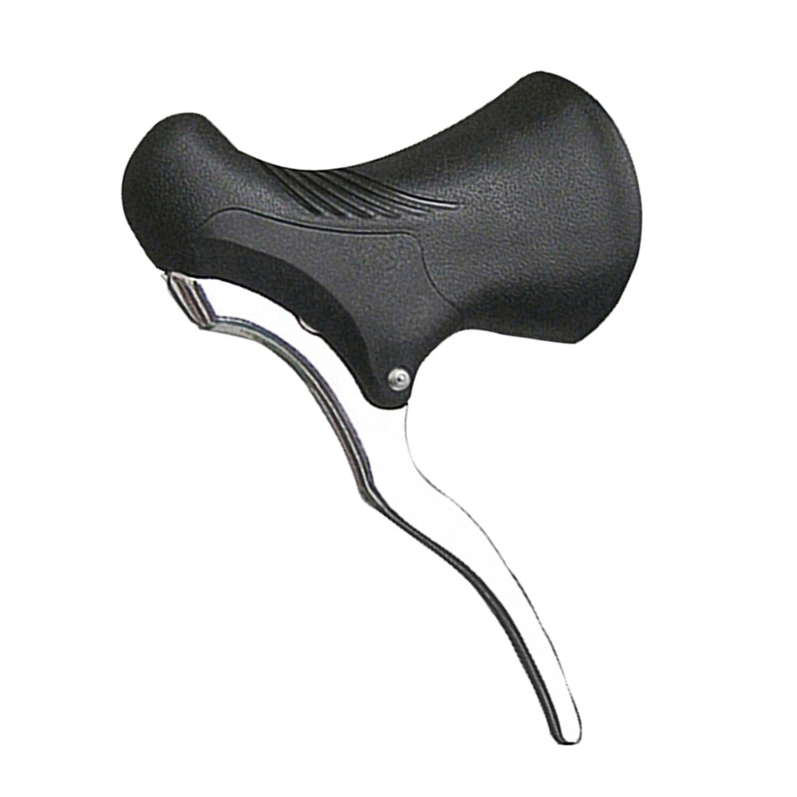 

Lightweight Aluminum Bicycle Brake Handle MTB Mountain Bike Cycle Brake Levers Front & Rear Brake Levers Drop Handlebar Black Silver