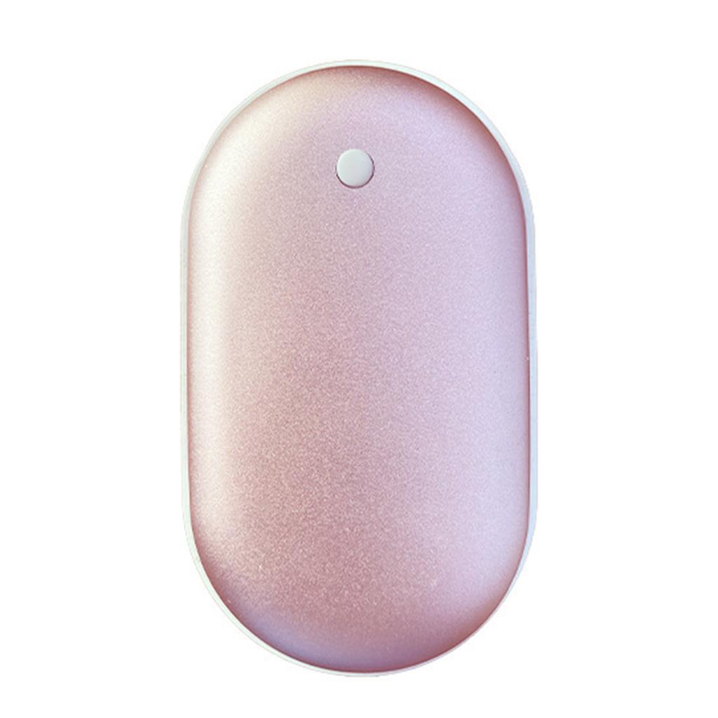 2 IN 1 Electric Hand Warmer USB Rechargeable 3 Gear Heating Handwarmer 3000mA  Alloy Mini Portable Power Bank for Winter Camping