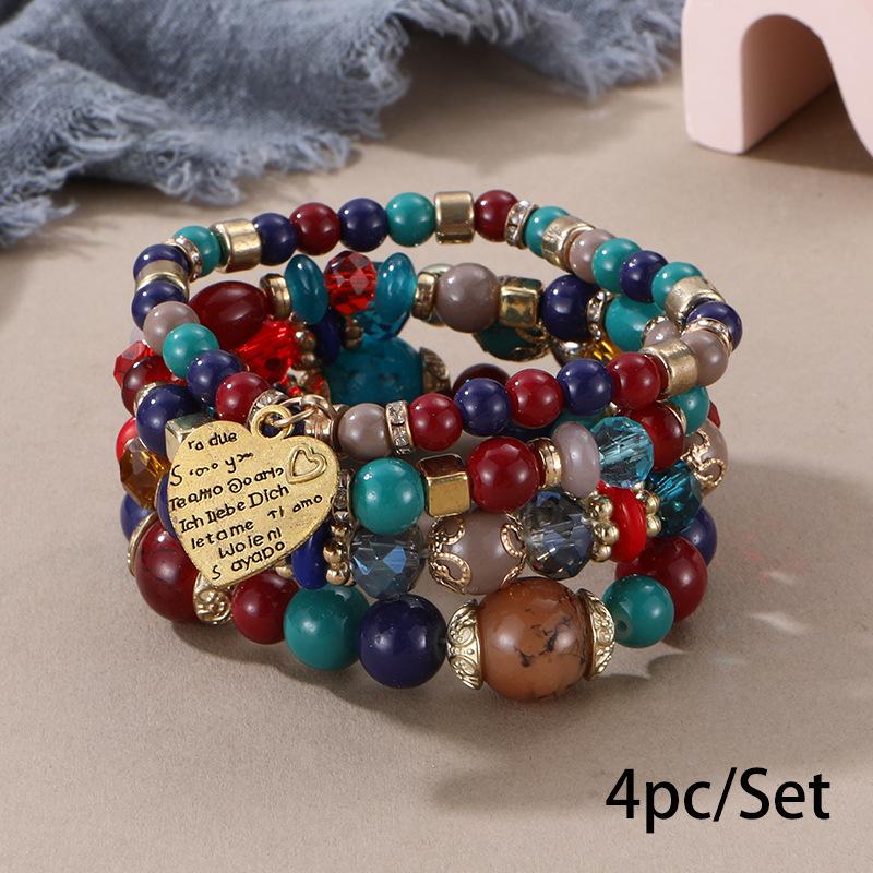 Bohemian Beaded Multi-Layer Ethnic Style Bracelet for Men and Women