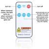Solar LED Street Light Motion Sensor Remote Control Super Bright Outdoor Wall Lamp Waterproof 6500K Flood Lights for Yard Road