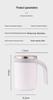 Automatic USB Rechargeable Magnetic Stirring Coffee Cup with 304 Stainless Steel, for Lazy Person
