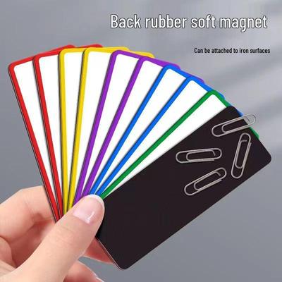 Bunte magnetische beschreibbare Whiteboard-Etikettenaufkleber & Namensschilder