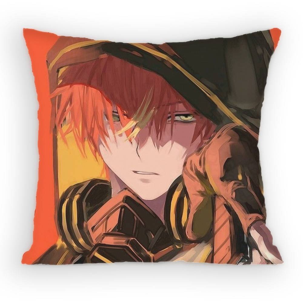 Project Sekai Anime Shinonome Akito Pillow Case Anti-Dustmite Pillowcase Invisible Zipper Silky Short Plush Sofa Cushion Cover