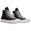 Converse 1970s Love Series Comfortable Classic High Top Canvas Shoes Unisex Sneaker Black Red A19061C