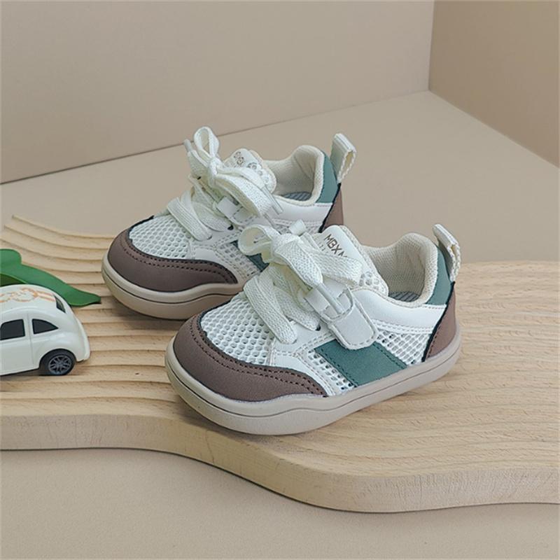 New Spring Baby Shoes Mesh Breathable Boys Shoes Soft Sole Outdoor Fashion Toddler Kids Girls Sneakers
