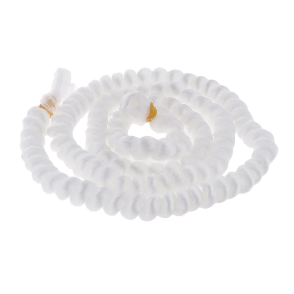 1m Fashion Girl Doll Curly Wig Hairpiece for BJD DIY Accs Red Coffee